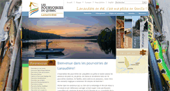 Desktop Screenshot of pourvoirielanaudiere.com